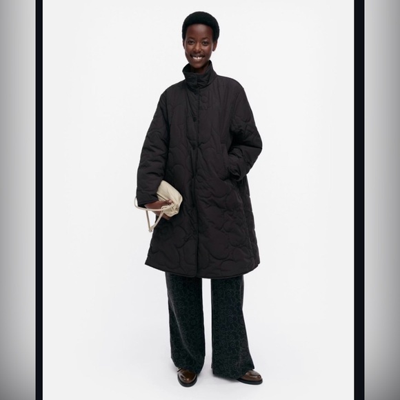 Marimekko Keramika Piirto Unikko Lightweight padded coat - Picture 2 of 12